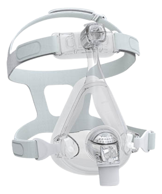 Horizon full-face CPAP mask — three-quarter view